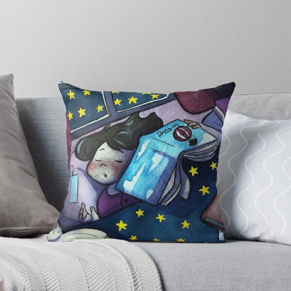 Item preview, Book-loving sleeping reader designed and sold by RuthAzul.