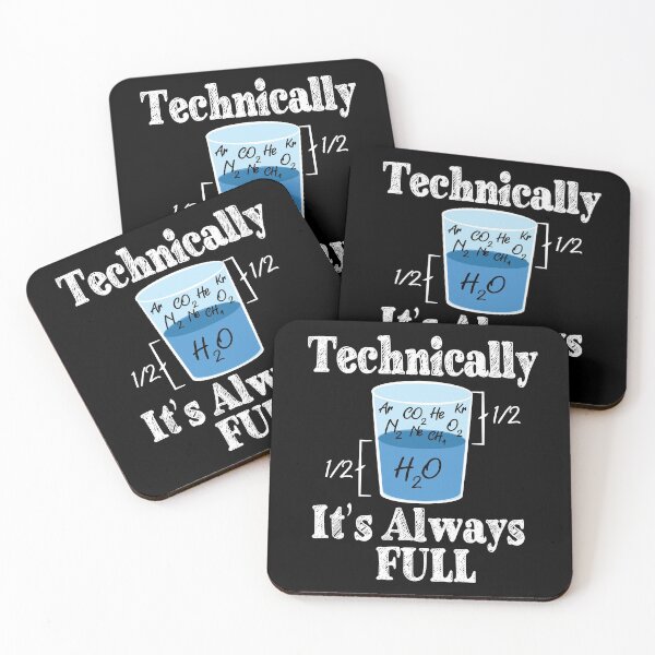 Item preview, Technically Its Always Full - Science Optimism designed and sold by TravelScientist.