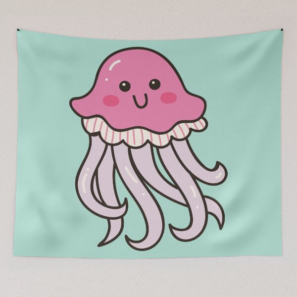 Item preview, Cute Jellyfish Doodle designed and sold by SLAG-Creative.
