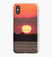 Island Park Big Sun Ball Sunset iPhone Case