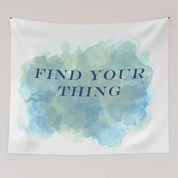 Item preview, Find Your Thing Blue and Yellow Watercolour Shades designed and sold by pastel-only.