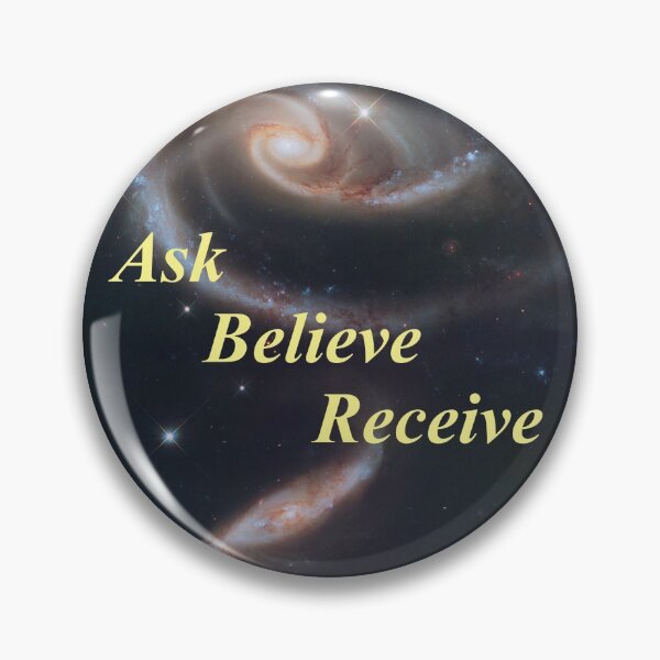 Item preview, Ask Believe Receive | Law of Attraction Quote Motto Saying Phrase designed and sold by kmcs.