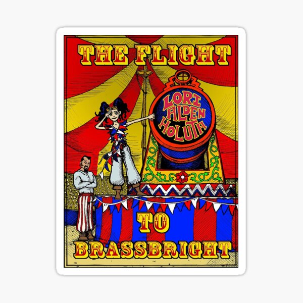 The Flight to Brassbright Sticker