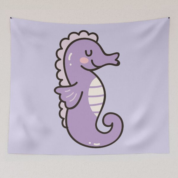 Item preview, Cute Seahorse Doodle designed and sold by SLAG-Creative.
