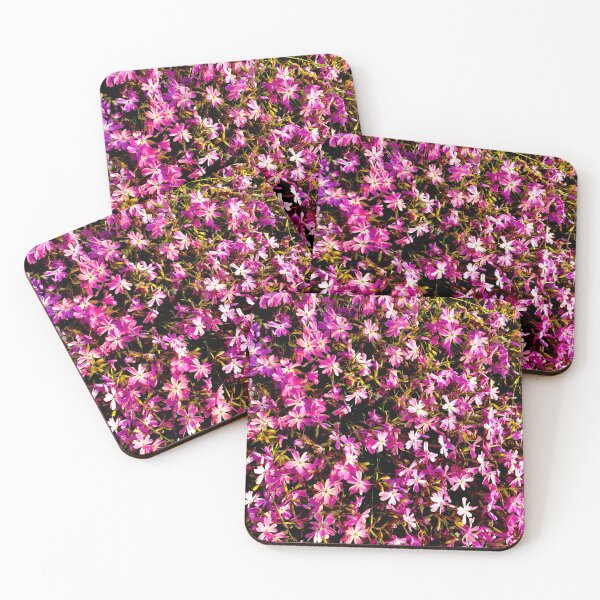 Item preview, Dark Pink Spring Flowers - Violets- Altered Nature Photo - Ornamental Plants - Digitally Enhanced designed and sold by Cosmic-Ferret.