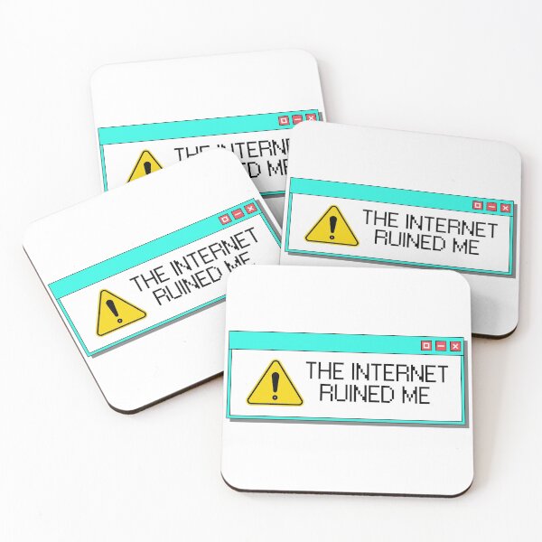 Item preview, The internet ruined Me Funny Gift designed and sold by Músico Ilustre.