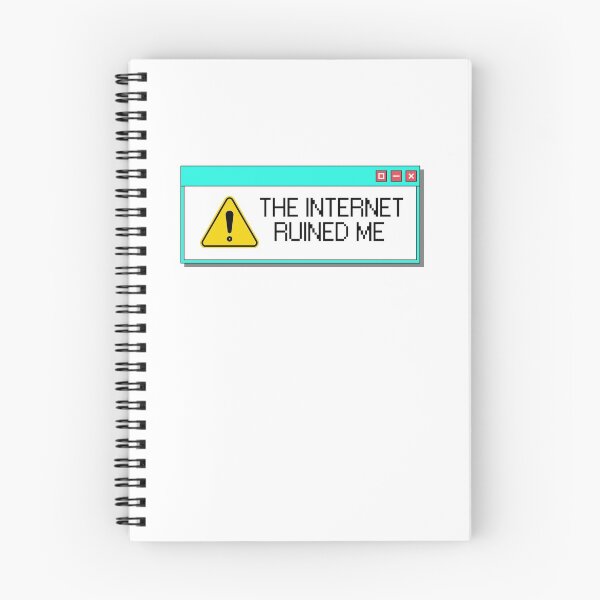 Item preview, The internet ruined Me Funny Gift designed and sold by Músico Ilustre.
