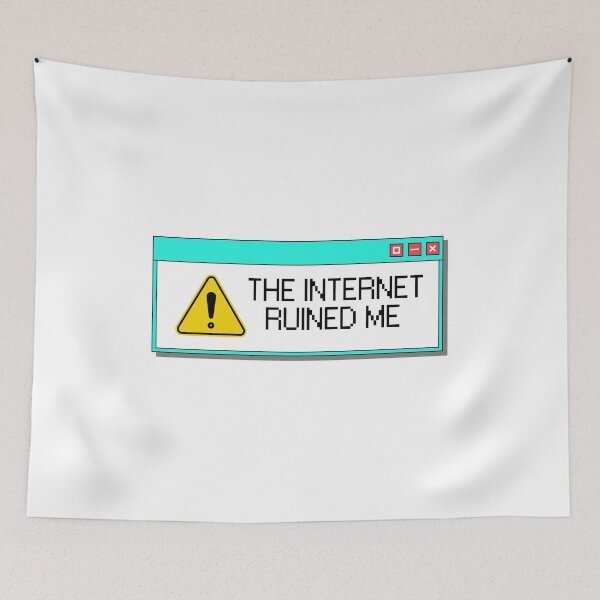 Item preview, The internet ruined Me Funny Gift designed and sold by Músico Ilustre.