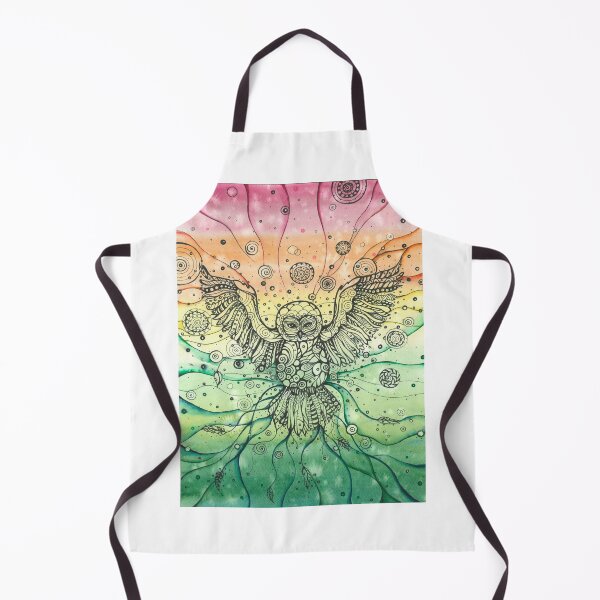 Item preview, wisdom owl tattoo style designed and sold by Lillasart.