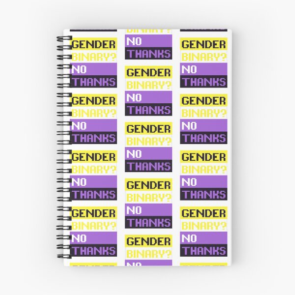 Item preview, Gender binary? No thanks.  designed and sold by Eclipsium Novelties.