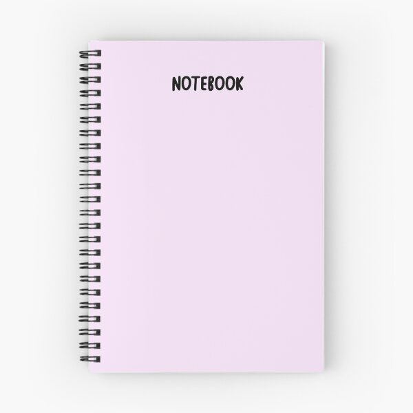 Item preview, pastel pink "notebook" notebook designed and sold by cafegilmore.