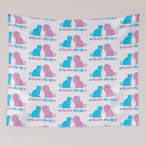 Item preview, happy trans lions 2 designed and sold by raychromatic.