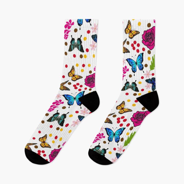 Item preview, Spring hustle with flowers and butterflies designed and sold by Graphroad.