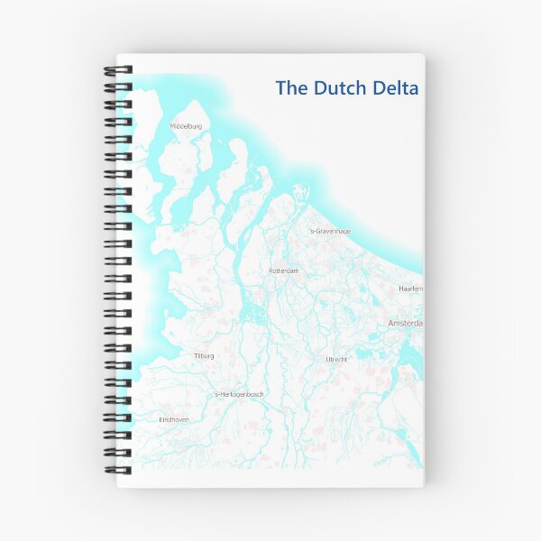 Item preview, The Dutch Delta designed and sold by Data-Driven Map Designs.