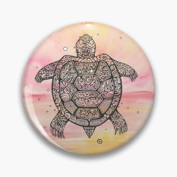 Item preview, Turtle tattoo ethno style designed and sold by Lillasart.