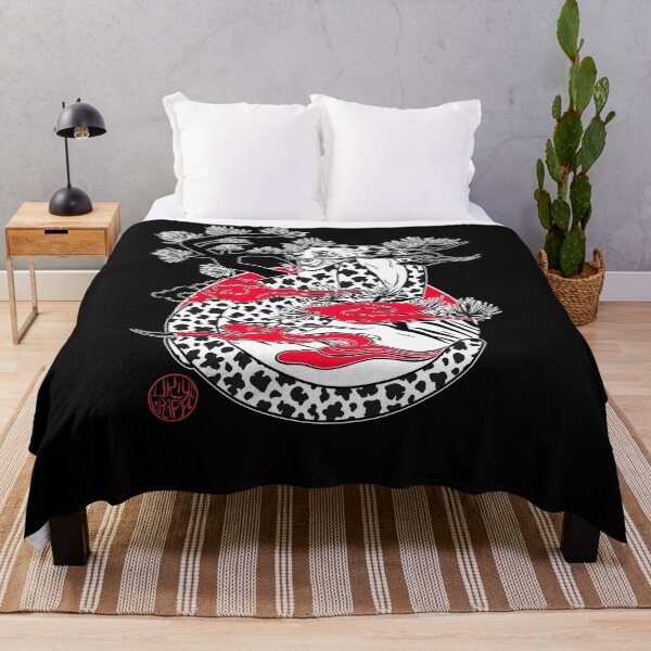 Item preview, White leopard and Japanese pine trees designed and sold by Ukiyograph.