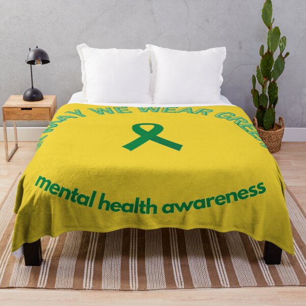 Item preview, In May We Wear Green Mental Health Awareness designed and sold by headtrackerart.