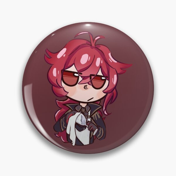 Item preview, Diluc - Genshin Impact designed and sold by Sliurnmp.