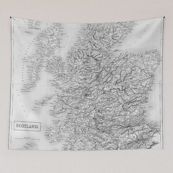 Item preview, Vintage Map of Scotland 1855 designed and sold by yourscotland.