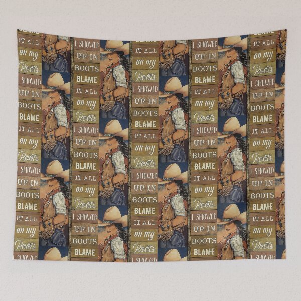 Item preview, Cowgirl Blame It On My Roots Cowgirl Gift designed and sold by Douglafa.