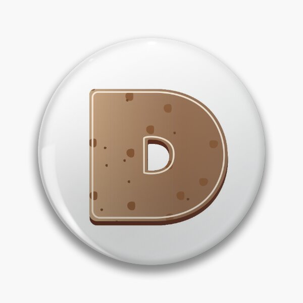 Item preview,  I love cookies Letter D designed and sold by SakiOno.