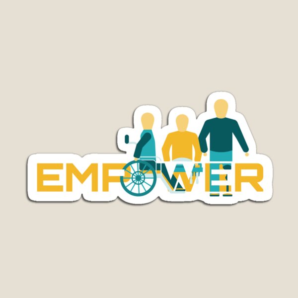 Item preview, empower, accessibility not disability designed and sold by doctors-apparel.