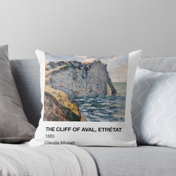 Item preview, The Cliff of Aval Etretat Claude Monet Pantone Card designed and sold by neopop.
