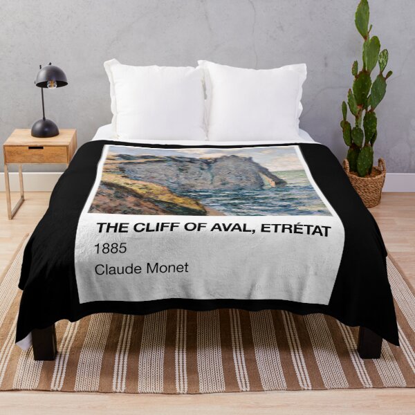 Item preview, The Cliff of Aval Etretat Claude Monet Pantone Card designed and sold by neopop.