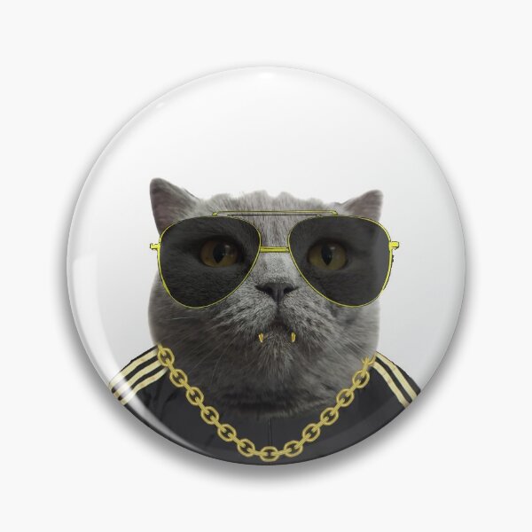 Item preview,  British cat with glasses russ style designed and sold by crazymel.
