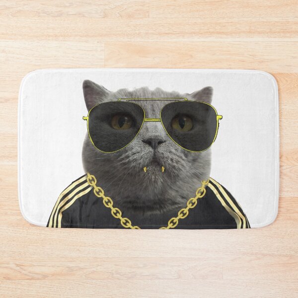 Item preview,  British cat with glasses russ style designed and sold by crazymel.