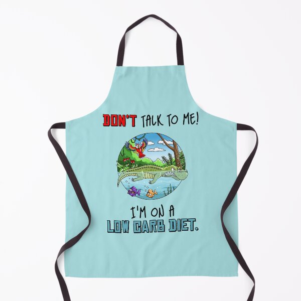 Item preview, Angry crocodile on low carb diet funny quote designed and sold by ARTemyzz.