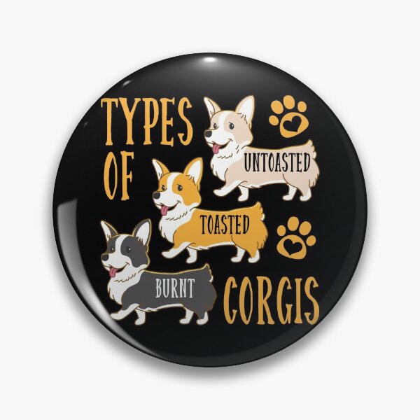 Artikelvorschau, Types of Corgis | Funny Dogs entworfen und verkauft von Petra Becker.