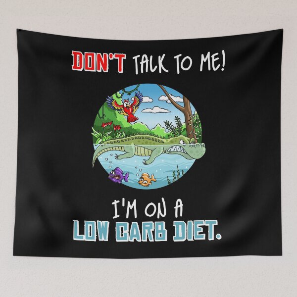 Item preview, Upset alligator on diet angry crocodile designed and sold by ARTemyzz.