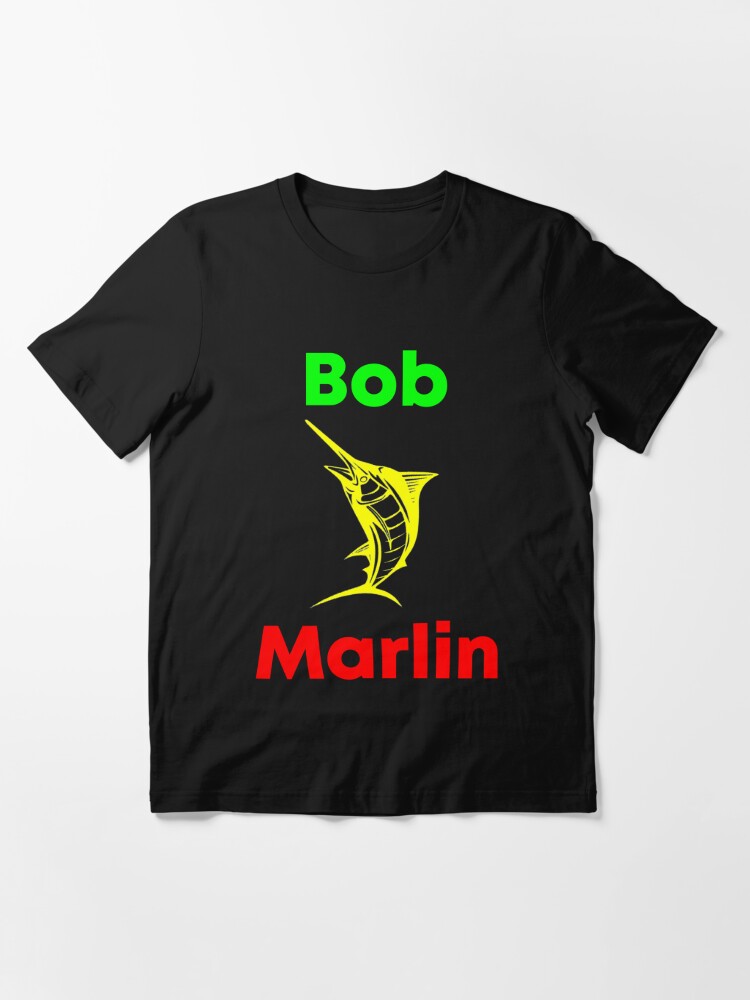 Bob Marlin spoof Bob Marley Reggae Funny Essential T-Shirt for