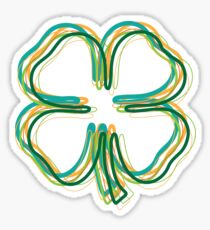 Kleeblatt Unschärfe Sticker