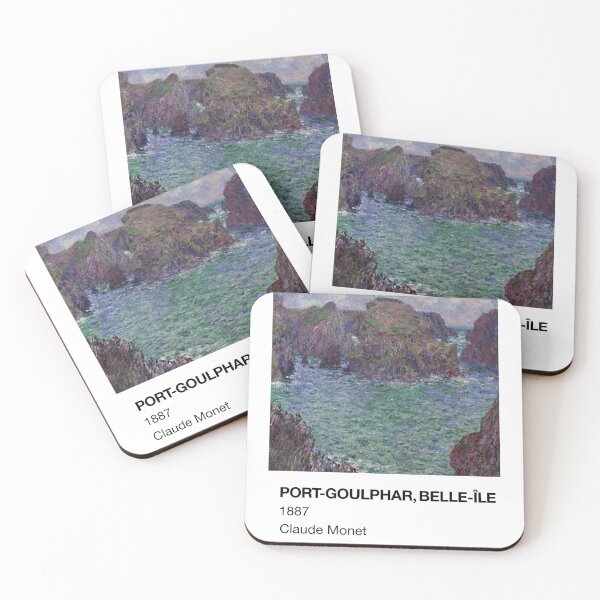 Item preview, Port Goulphar Belle Ile Claude Monet Pantone Card designed and sold by neopop.