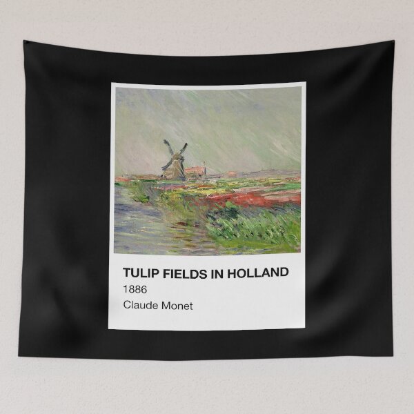 Item preview, Tulip Fields in Holland Claude Monet Pantone Card designed and sold by neopop.