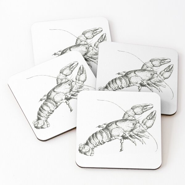 Item preview, crayfish lobster vintage illustration designed and sold by MiraNomegusta.