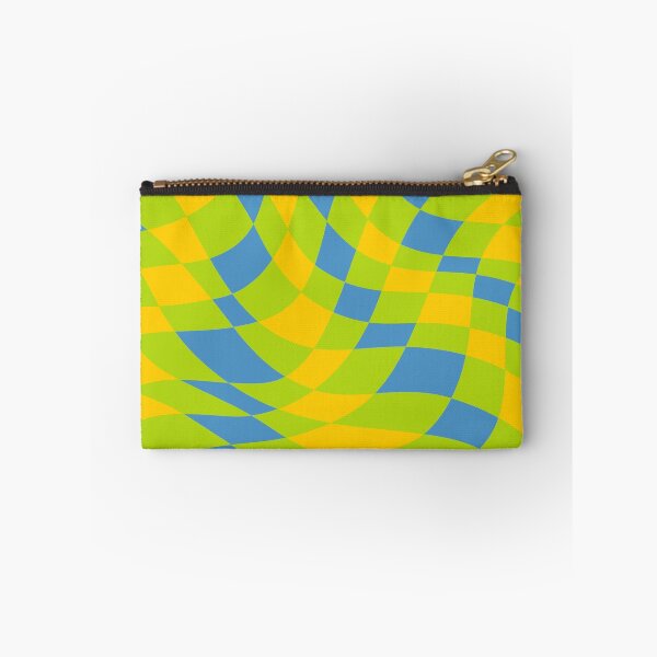 Item preview, Blue, Yellow an Lime Green Checkered Warp designed and sold by matildabaily.