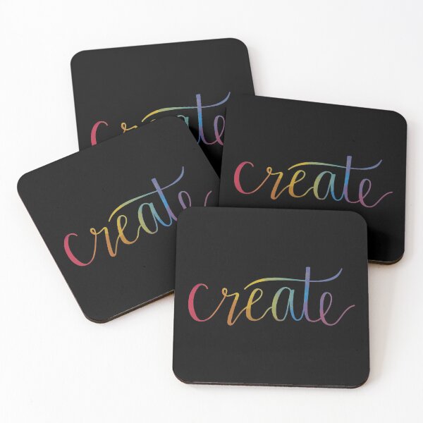 Item preview, Rainbow Create Hand Lettered designed and sold by murialbezanson.
