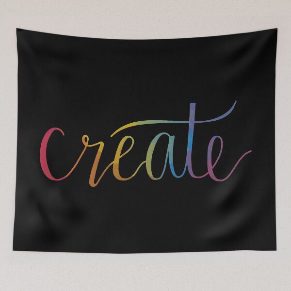 Item preview, Rainbow Create Hand Lettered designed and sold by murialbezanson.