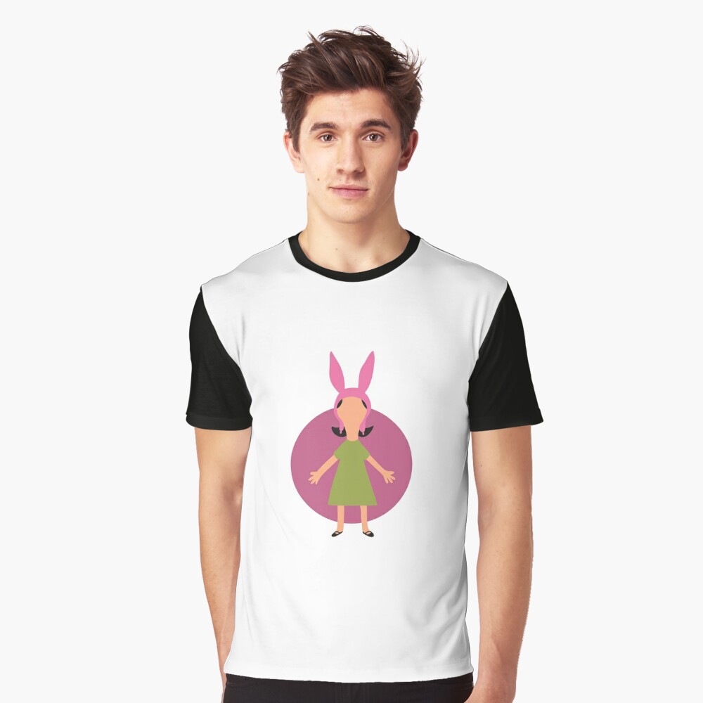 Louise Belcher V Neck T Shirt by Squeakderdee