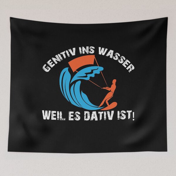 Item preview, GENITIV INS WASSER WEIL ES DATIV IST designed and sold by Spirit-Designs.