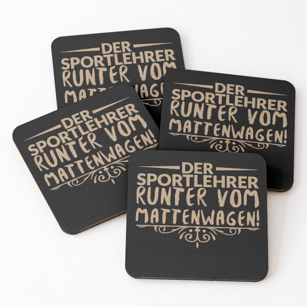 Artikelvorschau, DER SPORTLEHRER RUNTER VOM MATTENWAGEN entworfen und verkauft von Spirit-Designs.