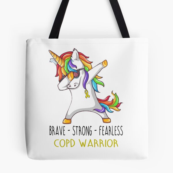 Item preview, COPD Warrior Brave Strong Fearless designed and sold by deputylove.