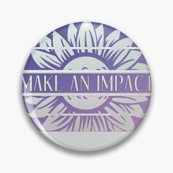 Item preview, Make An Impact - Retro Purple Flower designed and sold by yurahbom.