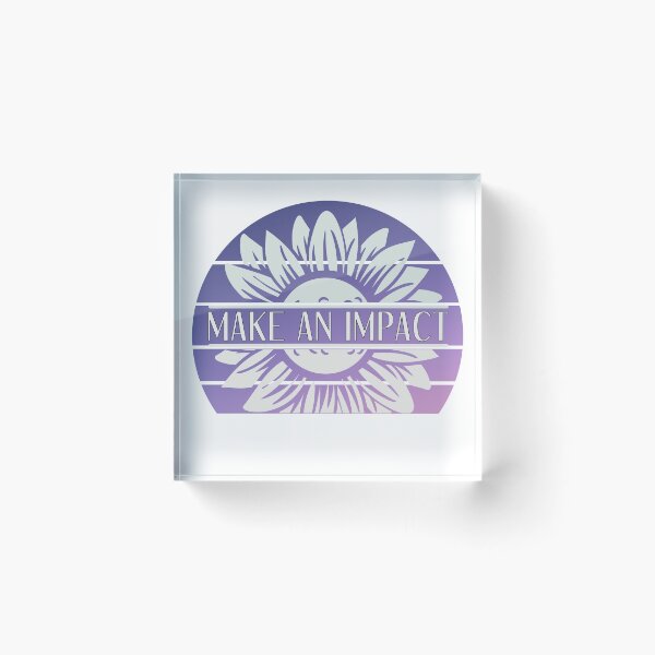 Item preview, Make An Impact - Retro Purple Flower designed and sold by yurahbom.