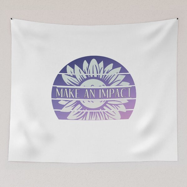 Item preview, Make An Impact - Retro Purple Flower designed and sold by yurahbom.