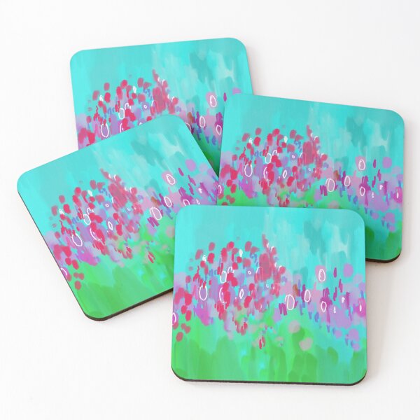 Item preview, Flower Garden Modern Abstract Art Painted Design designed and sold by NancyMerkle.