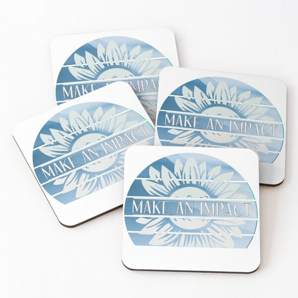Item preview, Make An Impact - Retro Blue Mountain Flower designed and sold by yurahbom.